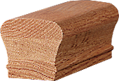 LJ-6210C — Solid Wood Hand Rail - Non-Plowed