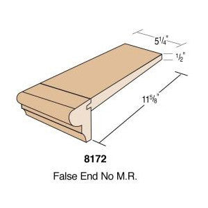 S-8172 - Wall Tread Cap 5-1/4" Wide