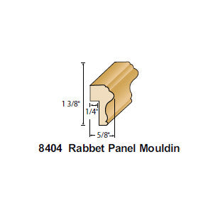 8404 — Rabbet Panel Moulding - StairPartsNow.com