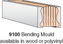 9100P-BM - Polyvinyl Bending Mould - 8' Section