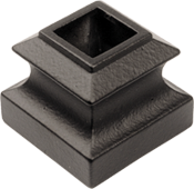 LI-ALM06 — Flat Shoe for 1/2" Square Iron Baluster