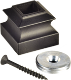 LI-PROCOL — Base Collar with Threaded Disc for 1/2" Square Iron Balusters